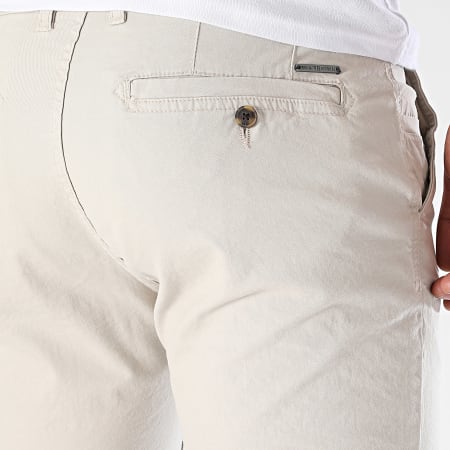 Paname Brothers - Pantaloncini chino slim Bary Beige