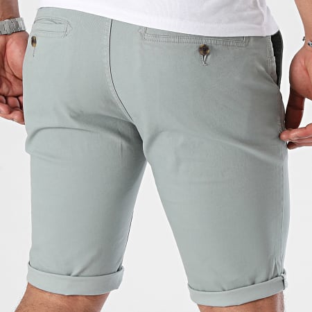 Paname Brothers - Bary Slim Chino Shorts Gris