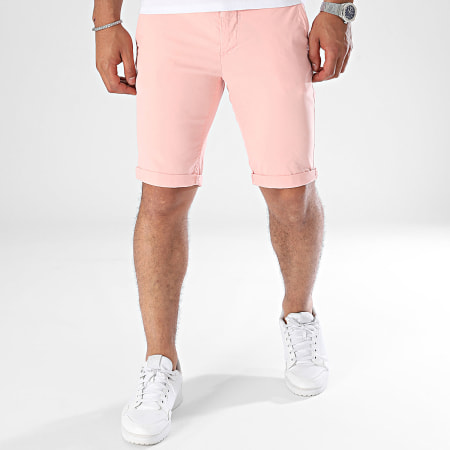 Paname Brothers - Slim Chino Korte Broek Bary Roze