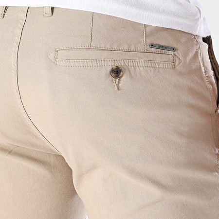 Paname Brothers - Pantaloncini chino slim Bary Beige