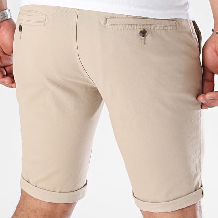 Paname Brothers - Pantalones cortos chinos Bary Beige