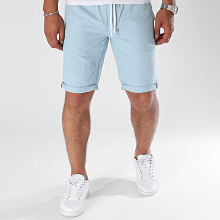 Paname Brothers - Short Chino Bravo Bleu Clair