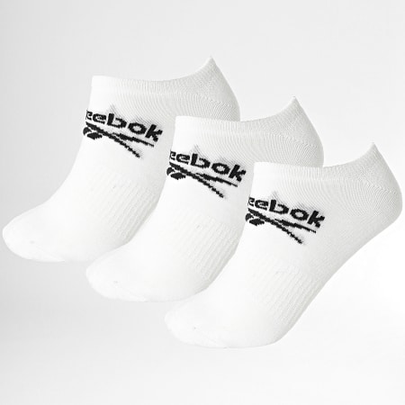 Reebok - Confezione da 3 paia di calzini invisibili R0353 Bianco