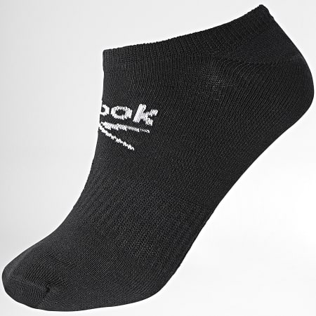 Reebok - Confezione da 3 paia di calzini invisibili R0353 Bianco Grigio Heather Nero