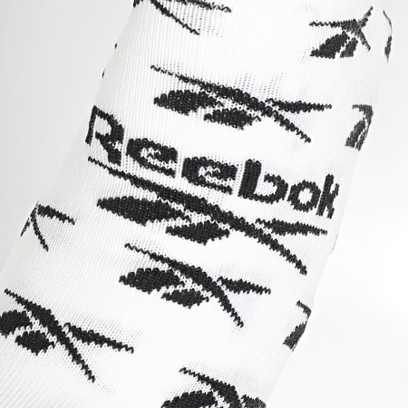 Reebok - Confezione da 3 paia di calzini invisibili R0357 bianco nero