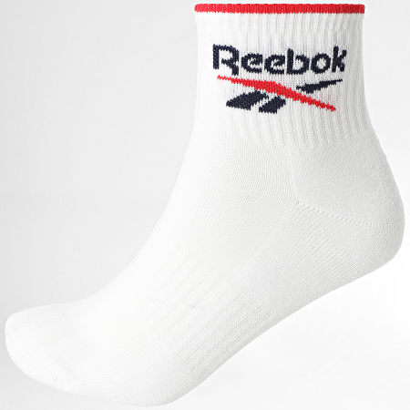 Reebok - 3 paia di calzini R0362 Bianco
