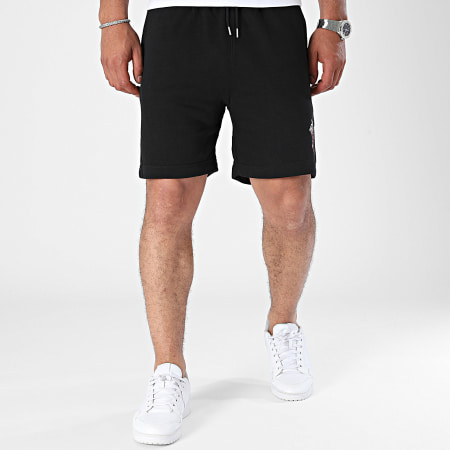 Sale Môme Paris - Pantaloncini da jogging Graffiti Head Rabbit Nero