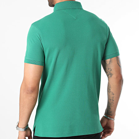 Tommy Hilfiger - Polo manica corta Slim 1985 7771 Verde