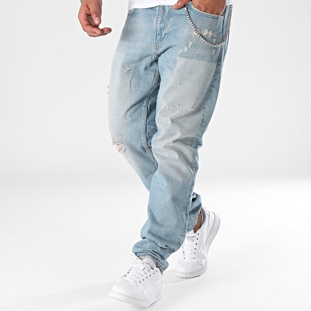 2Y Premium - Blue Wash Slim Jeans