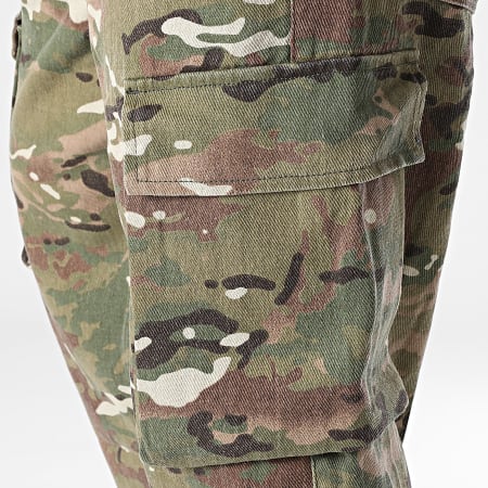 2Y Premium - Khaki groene camouflage spijkerbroek