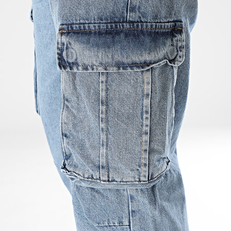 2Y Premium - Jeans Cargo Regular in denim blu