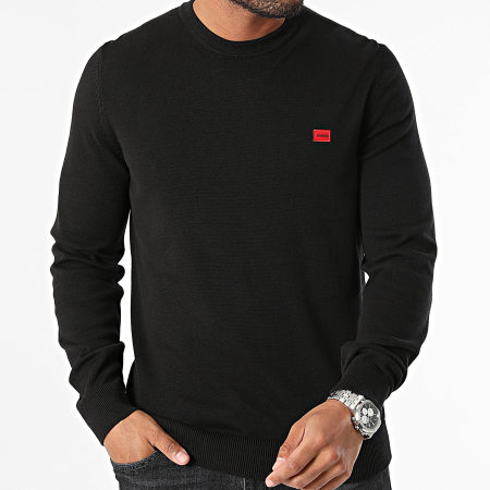 HUGO - Jersey San Cassius 50475083 Negro