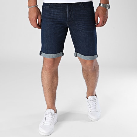 Jack And Jones - Pantaloncini Rick Original Jean Blu