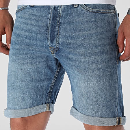 Short chino bleu marine homme Jack & Jones | Destock Jeans
