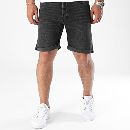 Jack And Jones - Chris Original Jean Shorts Negro