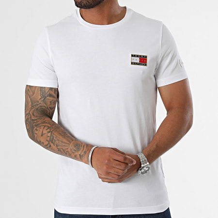 Tommy Hilfiger - Slim Flag x Paris 1985 7487 Wit T-shirt