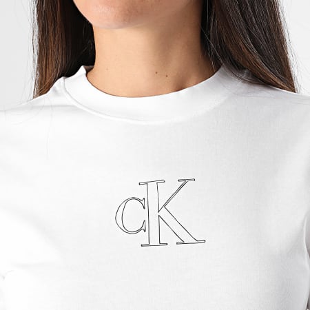 Calvin Klein - Tee Shirt Femme 4791 Blanc
