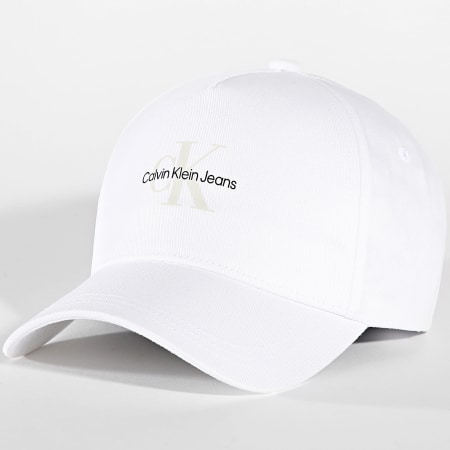 Calvin Klein - Cappello con stampa logo Mono 2140 Bianco