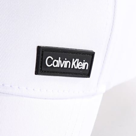 Calvin Klein - Gorra Essential Patch 0487 Blanca