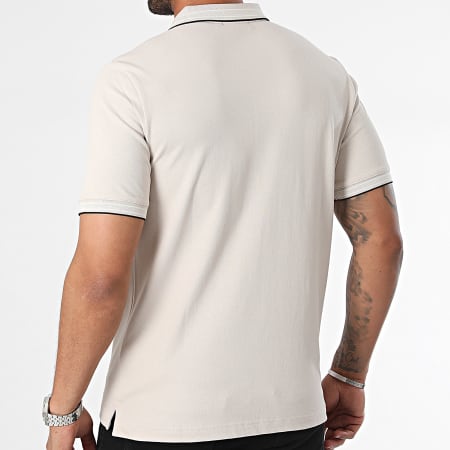 Calvin Klein - Polo Sleeve Slim Stretch Pique 2469 Beige