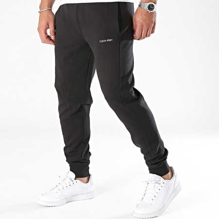 Calvin Klein - Repreve 9940 Pantalón de chándal con micrologotipo negro