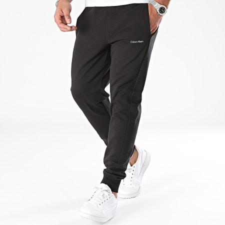 Calvin Klein - Repreve 9940 Pantalón de chándal con micrologotipo negro