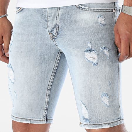 Classic Series - Blauw gewassen Jean Shorts