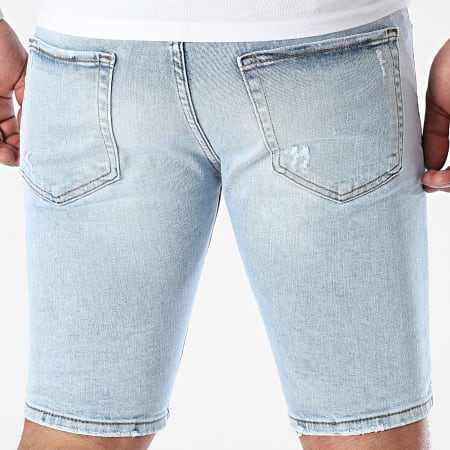 Classic Series - Blauw gewassen Jean Shorts