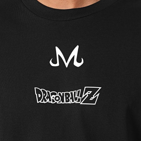 Dragon Ball Z - Majin Dubbel Logo Oversized T-shirt Large Zwart