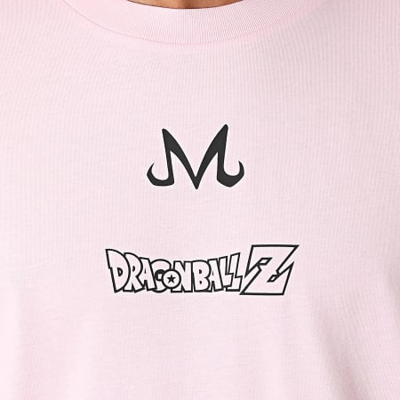 Dragon Ball Z - Camiseta oversize grande Majin doble logo rosa