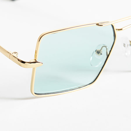 Frilivin - Lunettes De Soleil Vert Doré
