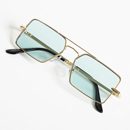 Frilivin - Lunettes De Soleil Vert Doré