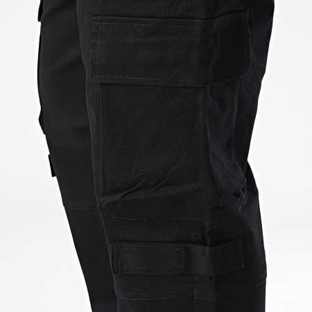 Frilivin - Pantalones cargo negros