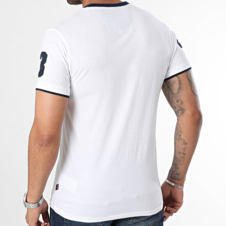 Geographical Norway - Camiseta cuello pico Blanco