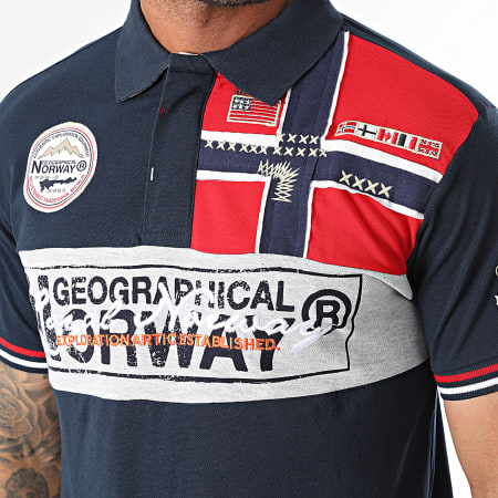 Geographical Norway - Polo a maniche corte Navy