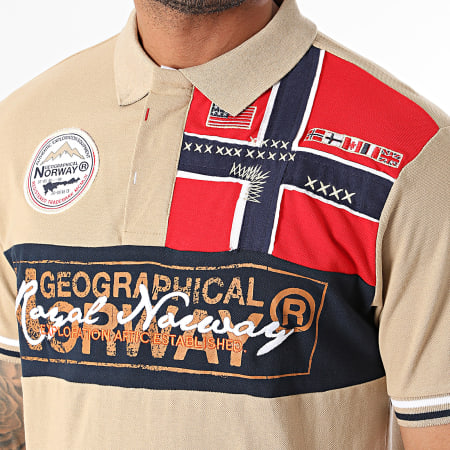 Geographical Norway - Poloshirt met korte mouwen Beige