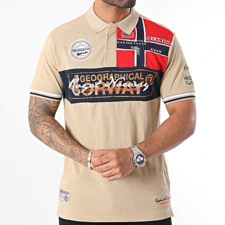 Geographical Norway - Poloshirt met korte mouwen Beige