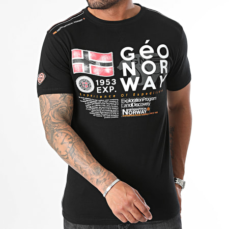 Geographical Norway - Zwart T-shirt