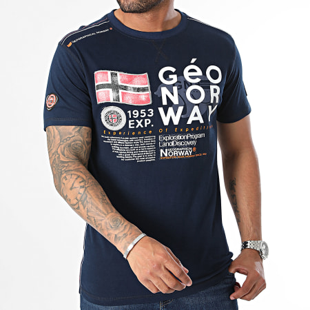 Geographical Norway - Maglietta blu navy