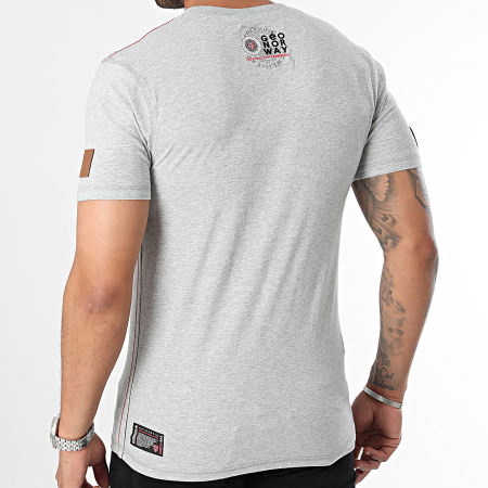 Geographical Norway - Camiseta gris jaspeada