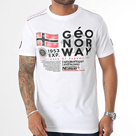 Geographical Norway - Wit T-shirt