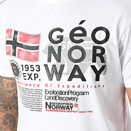 Geographical Norway - Camiseta blanca