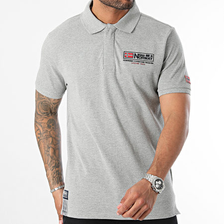 Geographical Norway - Poloshirt met korte mouwen Heidegrijs