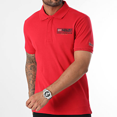 Geographical Norway - Polo Manga Corta Rojo