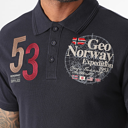 Geographical Norway - Poloshirt met korte mouwen Navy