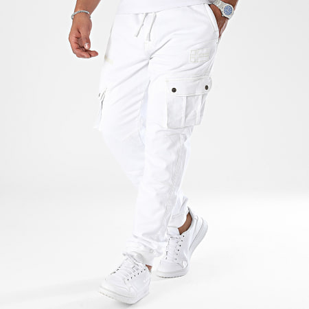 Geographical Norway - Pantaloni Palombo Cargo Bianco