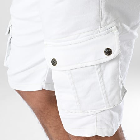 Geographical Norway - Palombo Cargo Shorts Blanco