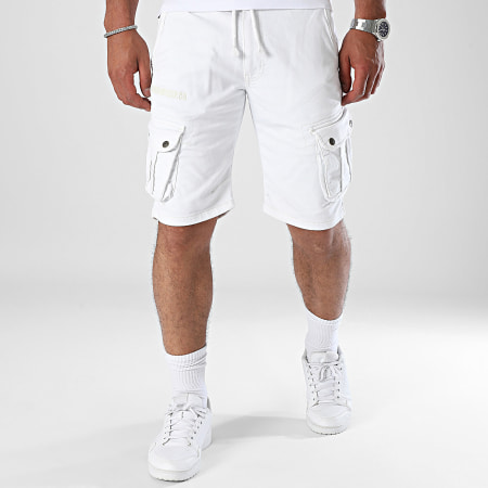 Geographical Norway - Palombo Cargo Shorts Blanco