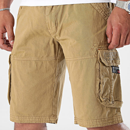 Geographical Norway - Pantalones cortos Pionec Camel Cargo