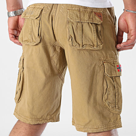 Geographical Norway - Pantaloncini Cargo Pionec Camel